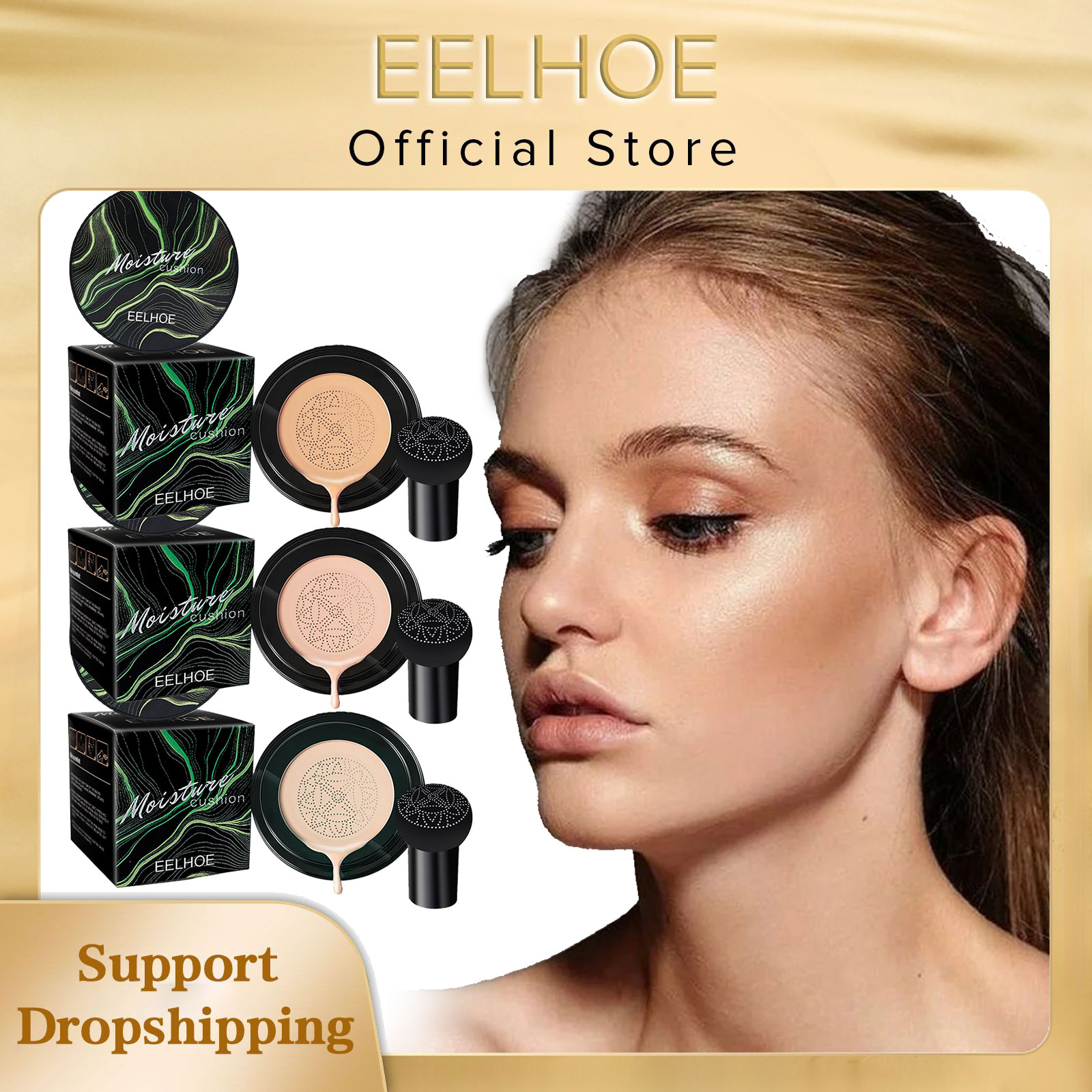 Bb Cushion Korean - EELHOE 버섯 에어 쿠션 CC 크림,