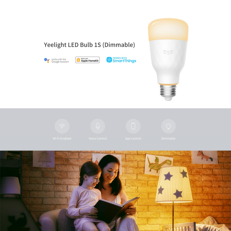 YEELIGHT LED 전구 1S 스마트 라이트 E26 - Yeelight Light Smart Bulb 리뷰 및 가격